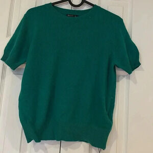 MOTF Luxe Soft Green crew neck Sweater Sz S